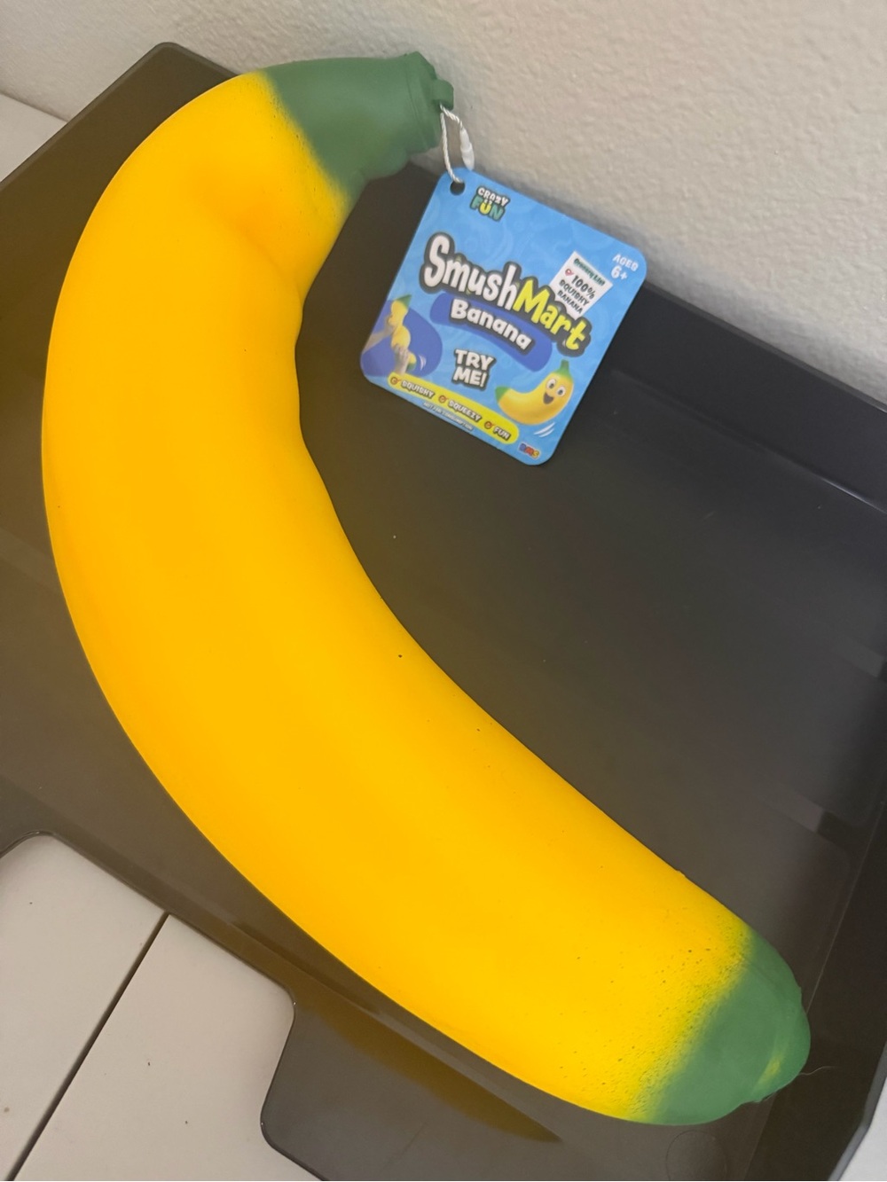 Jumbo Squishy Banana Crazy Fun SmushMart Squeeze Fidget Toy